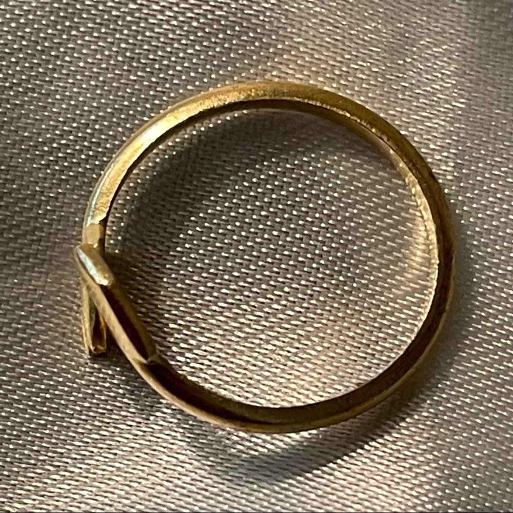 Vintage Solid Brass Open Arrow Adjustable Bypass … - image 5